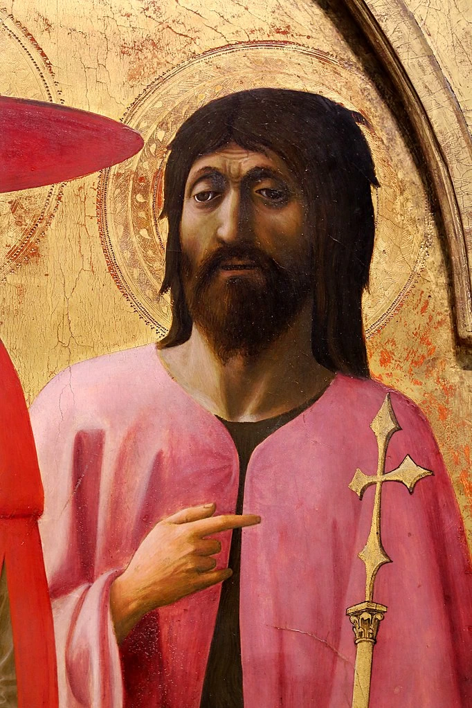 San Girolamo e san Giovanni Battista - National Gallery, Londra, dettaglio